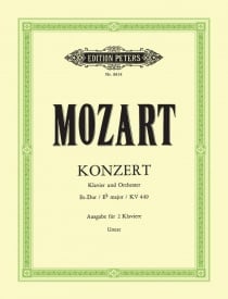 Mozart: Piano Concerto No.14 in E flat K449 published by Peters