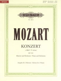 Mozart: Piano Concerto No. 24 in C Minor KV491 published by Peters