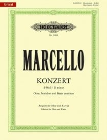 Marcello: Concerto in D Minor for Oboe published by Peters