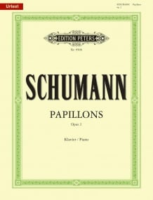 Schumann: Papillons Opus 2 for Piano published by Peters