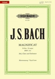 Bach: Magnificat in D (BWV 243) published by Peters - Vocal Score