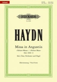 Haydn: Missa in Angustiis (Nelson Mass) (HobXXII:11) published by Peters Urtext - Vocal Score