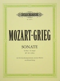 Mozart: Sonata in G major K283 for Two Pianos published by Peters