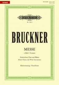 Bruckner: Mass No.2 in E minor (1882 Version) published by Peters - Vocal Score