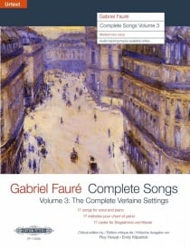Faur: Complete Songs Volume 3 (Medium/Low Voice) published by Peters
