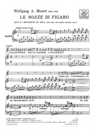 Mozart: Deh, vieni, non tardar for Sorpano published by Ricordi