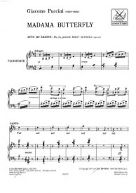Puccini: Tu, tu, piccolo Iddio for Soprano published by Ricordi