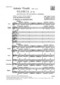 Vivaldi: Gloria RV589 published by Ricordi - Full Score