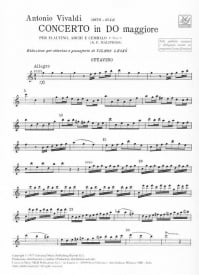 Vivaldi: Concerto FVI/4 (RV443) In C for Piccolo published by Ricordi