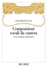 Puccini: Composizioni da Camera published by Ricordi