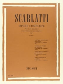Scarlatti: Piano Sonatas Volume 5: L201-L250 (Opere complete) published by Ricordi