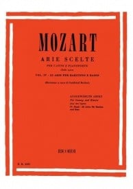Mozart: Arie scelte Vol. 4 : 22 Arie per Baritono e Basso published by Ricordi