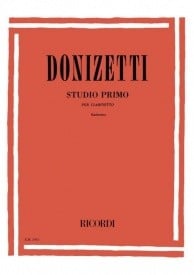 Donizetti: Etude 'Studio primo' for Solo Clarinet published by Ricordi