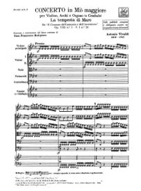 Vivaldi: Concerto FI/26 (RV253, Op.8/5) in Eb published by Ricordi - Score