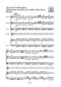 Vivaldi: Vos Invito, Barbarae Faces RV811 (Study Score) published by Ricordi