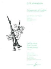 Mercadante: Concerto for Clarinet in Bb published by Billaudot