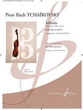 Tchaikovsky: Melodia for Viola published by Billaudot