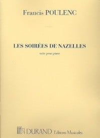 Poulenc: Les Soires de Nazelles for Piano published by Durand