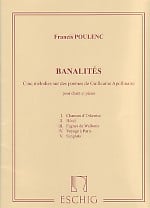 Poulenc: Banalites published by Eschig