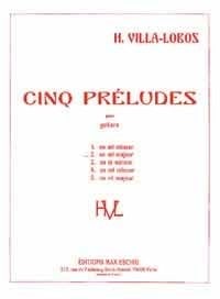 Villa-Lobos: Prelude No 2 for Guitar published by Eschig