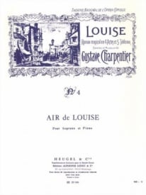 Charpentier: Air De 'Louise' No.4 for Soprano published by Heugel