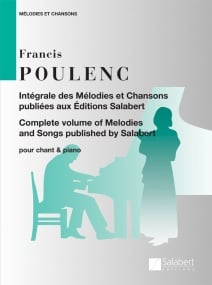 Poulenc: Integrale des Melodie et Chansons published by Salabert