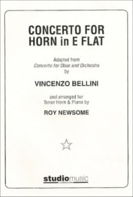 Bellini: Concerto for Horn in Eb published by Studio