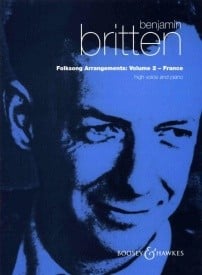 Britten: Folksong Arrangements Volume 2 : France High Voice published by Boosey & Hawkes