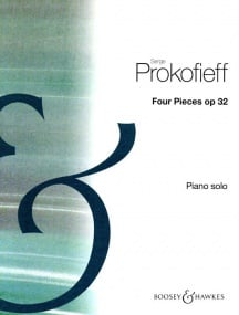 Prokofiev: 4 Pieces Opus 32 for Piano published by Boosey & Hawkes
