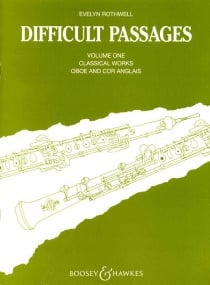 Difficult Passages Volume 1 for Oboe published by Boosey & Hawkes