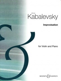 Kabalevsky: Improvisation for Violin published by Boosey & Hawkes