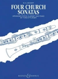 Mozart: Four Church Sonatas for Clarinet published by Boosey & Hawkes