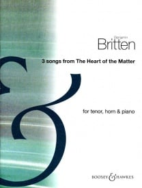 Britten: 3 Songs from the Heart Of The Matter published by Boosey & Hawkes