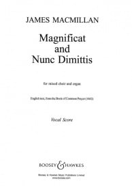 MacMillan: Magnificat and Nunc Dimittis SATB published by Boosey & Hawkes - Vocal Score