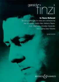 Finzi: In Years Defaced - 6 Songs published by Boosey & Hawkes
