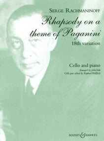 Rachmaninov: Rhapsody on a Theme of Paganini for Cello published by Boosey & Hawkes