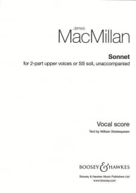 MacMillan: Sonnet SS published by Boosey & Hawkes