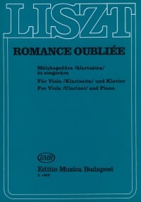Liszt: Romance Oubliee for Viola published EMB