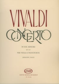 Vivaldi: Concerto in G minor R417 for Viola published by EMB