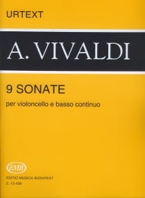 Vivaldi: 9 Sonatas for Cello published by EMB