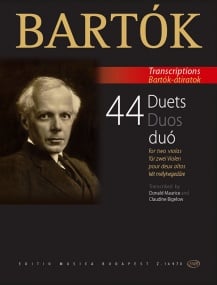 Bartok: 44 Duets for two violas published by EMB