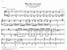 Debussy: Marche Ecossaise for Piano Duet published by Henle Urtext