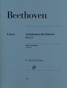 Beethoven: Piano Variations Volume 1 published by Henle