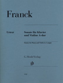 Franck: Sonata in A major for Violin published by Henle Urtext