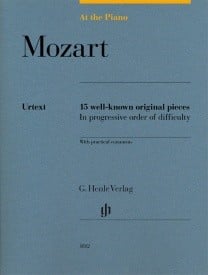 At The Piano - Mozart published by Henle