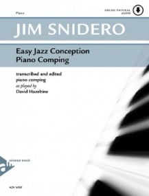 Snidero: Easy Jazz Conception Piano Comping published by Advance (Book/Online Audio)