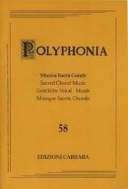 Polyphonia Volume 58 - Haller : Missa Octava O salutaris Hostia SATB published by Carrara