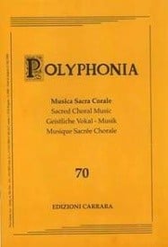 Polyphonia Volume 70 - Sacred Choral Music SATB published by Carrara