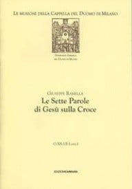 Ramella: Le Sette Parole di Ges sulla Croce published by Carrara - Score