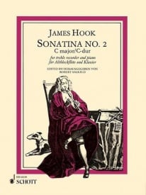 Hook: Sonatina No. 2 in C for Treble Recorder published by Schott